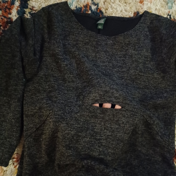 wild fable Mini Dress • Long Sleeve • Cut Out • Size L - Picture 2 of 7